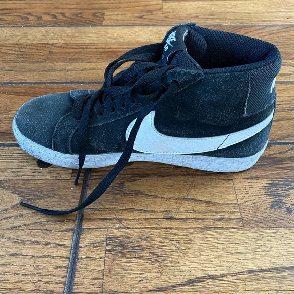 Black Suede Nike High Top - Picture 6 of 7